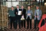 The leaving doo was held at Salford Bus Station Social Club <br>l to r: Pete Appleby, Alan Jones, Alan Murphy, Alan Warford, Ken Banks